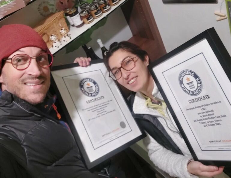 Benoît Bruel et Sophie Richart Luna - ©Page Facebook Histoires de fromages