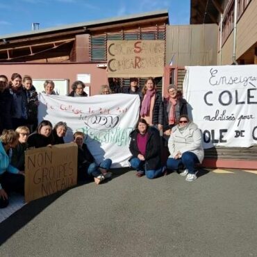 Saint-Martin-en-Haut : grève au collège Le Petit Pont contre les groupes de niveaux