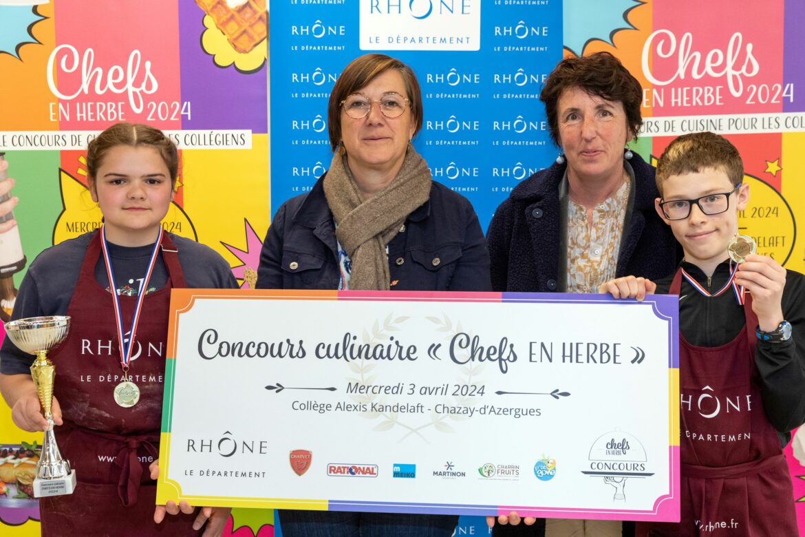 Deux jeunes talents culinaires des Monts du Lyonnais remportent le concours "Chefs en Herbe"