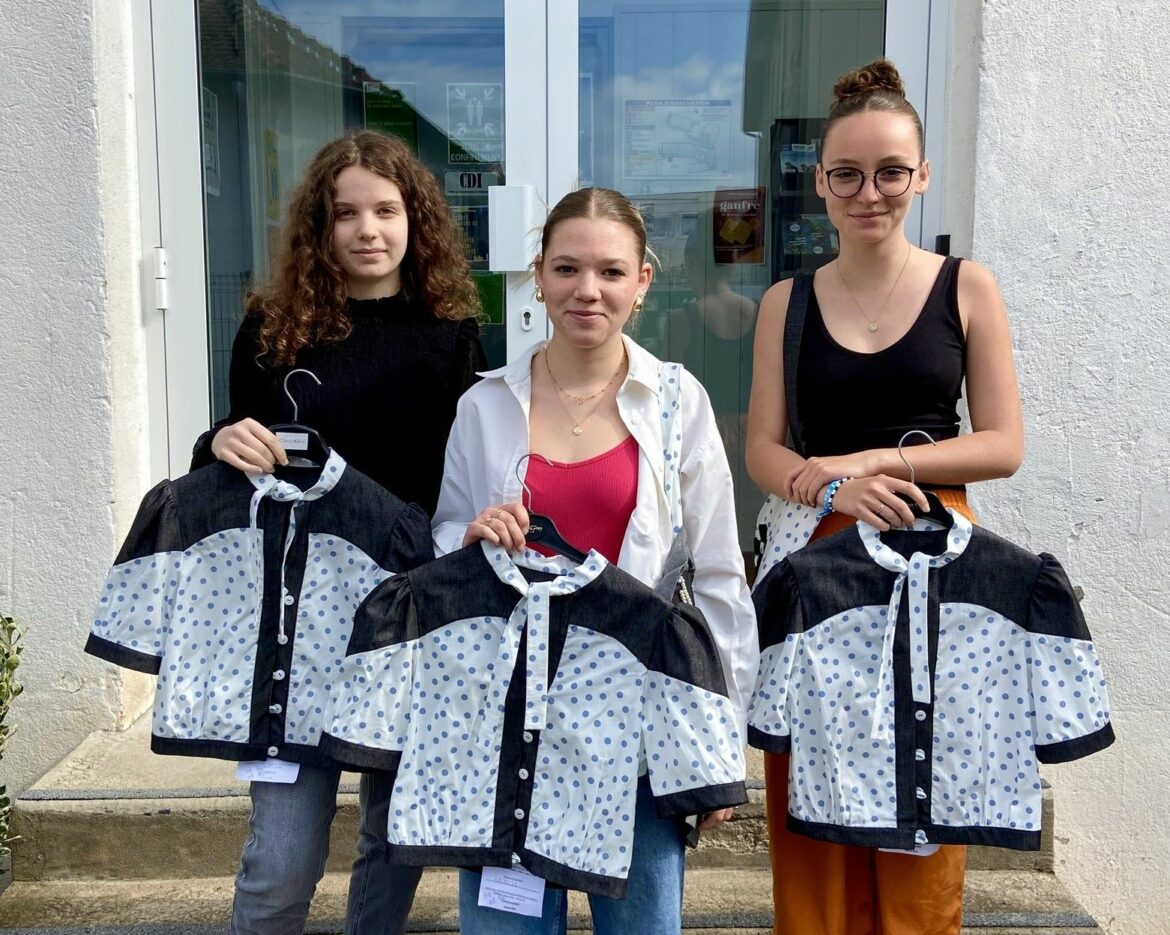 Des apprenties mode du Campus des Monts du Lyonnais au sommet !