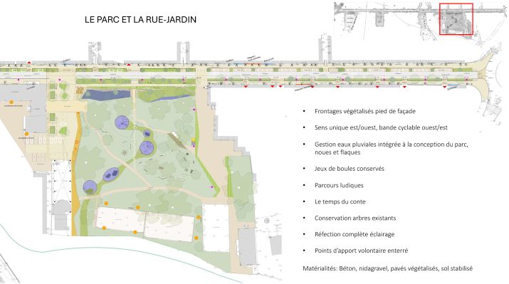 Sainte-Foy-L'Argentière : "Rue jardin", "place du village"... Ce que l'on sait du réaménagement du bourg 4 Le parc et la rue-jardin