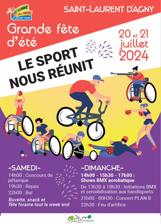 Saint-Laurent d’Agny : une fête d’été sportive pour 2024 1 Saint-Laurent d’Agny : une fête d’été sportive pour 2024