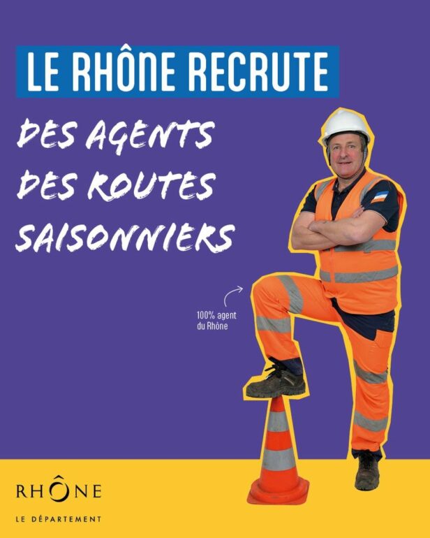 Le rhône recrute des agents des routes saisonniers