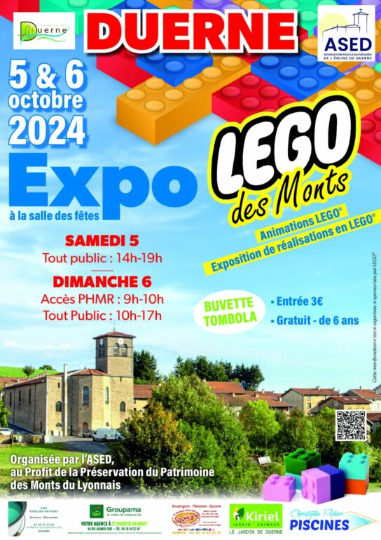 Les LEGO® s'exposent à Duerne ce week-end pour sauver l'église 1 Les LEGO® s'exposent à Duerne ce week-end pour sauver l'église