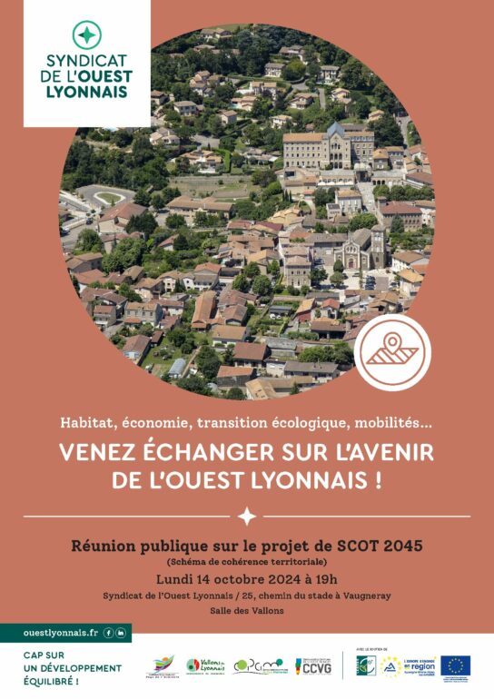 L'Ouest Lyonnais prépare son territoire pour 2045 : réunion publique le 14 octobre