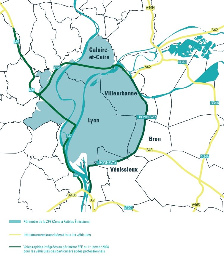 ZFE de Lyon : ce qui change au 1ᵉʳ janvier 2025 pour les habitants des Monts du Lyonnais 1 ZFE de Lyon : ce qui change au 1ᵉʳ janvier 2025 pour les habitants des Monts du Lyonnais