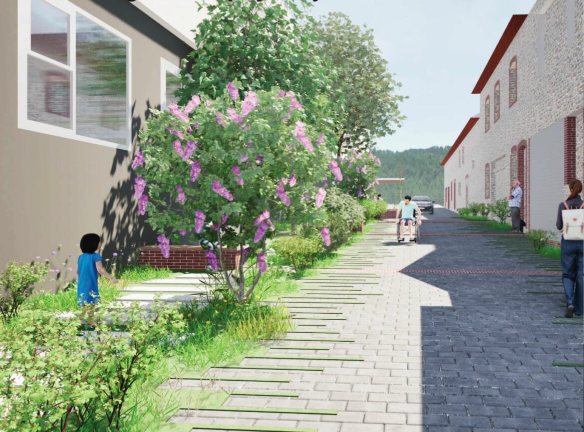 Saint-Symphorien-sur-Coise : des travaux de réaménagement pour un cœur de ville plus attractif 2 La rue Lamartine fait peau neuve