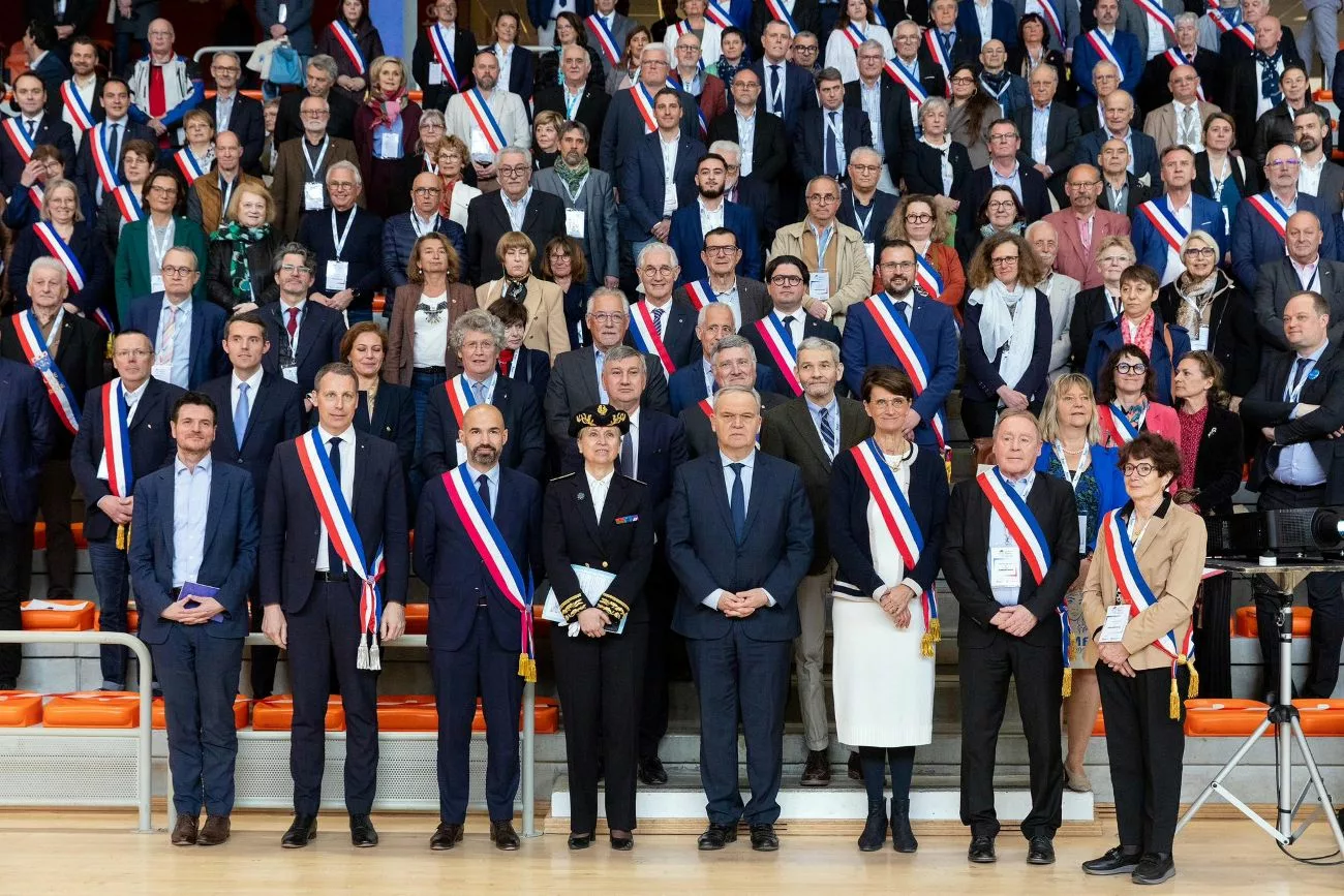 Le congrès des maires du Rhône s'est déroulé ce lundi 31 mars à Arnas - © Page Facebook Christophe Guilloteau