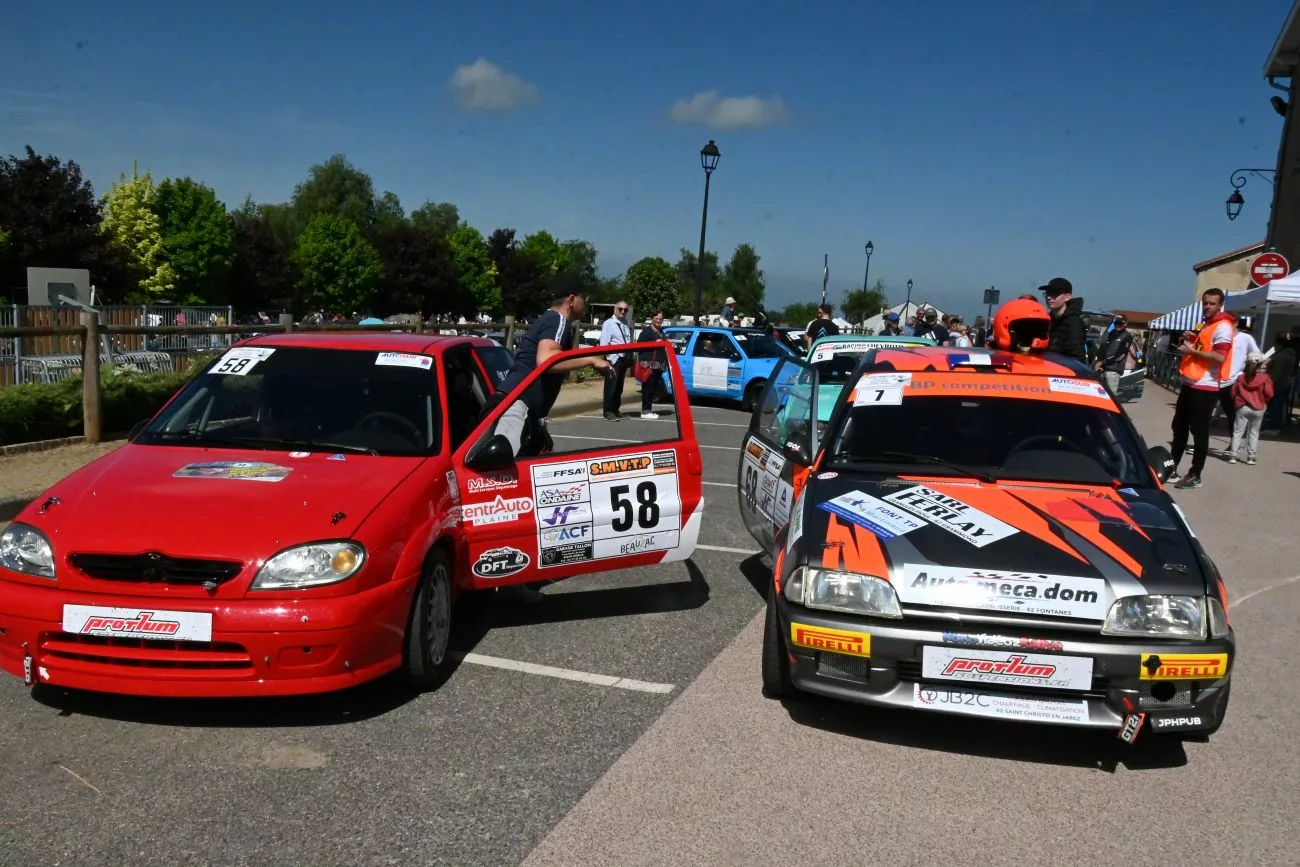 Grammond : 1000 personnes mobilisées pour Maéva et la recherche 2 Des baptêmes en voiture de rallye étaient proposés pour cette journée à Grammond - © Quentin Merle