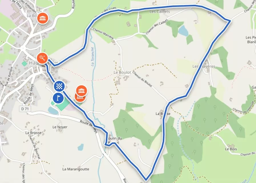 Circuit VTT en famille : 5 idées de balades balisées dans les Monts du Lyonnais 1 Balade légendaire autour de Saint-Gorgolu à Haute-Rivoire - © Cirkwi.com