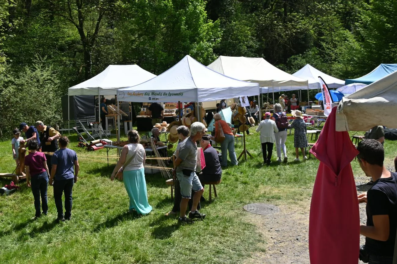 Record d'affluence à la Fête du Jardin de Saint-Symphorien-sur-Coise 1 La Fête du Jardin de Saint-Symphorien-sur-Coise a connu un franc succès ce samedi 3 mai - © Quentin Merle