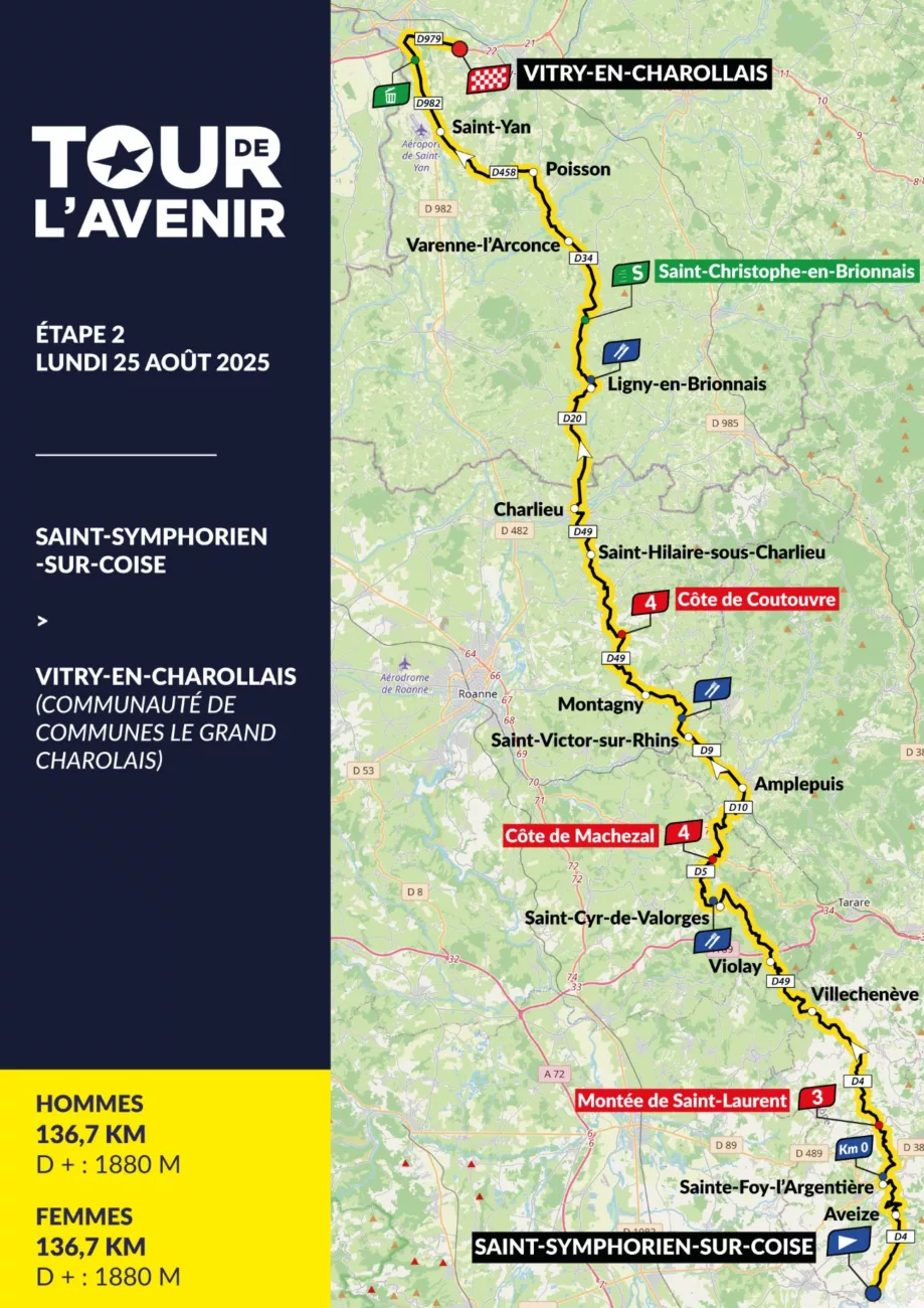 Tour de l'Avenir 2025 - deuxième étape