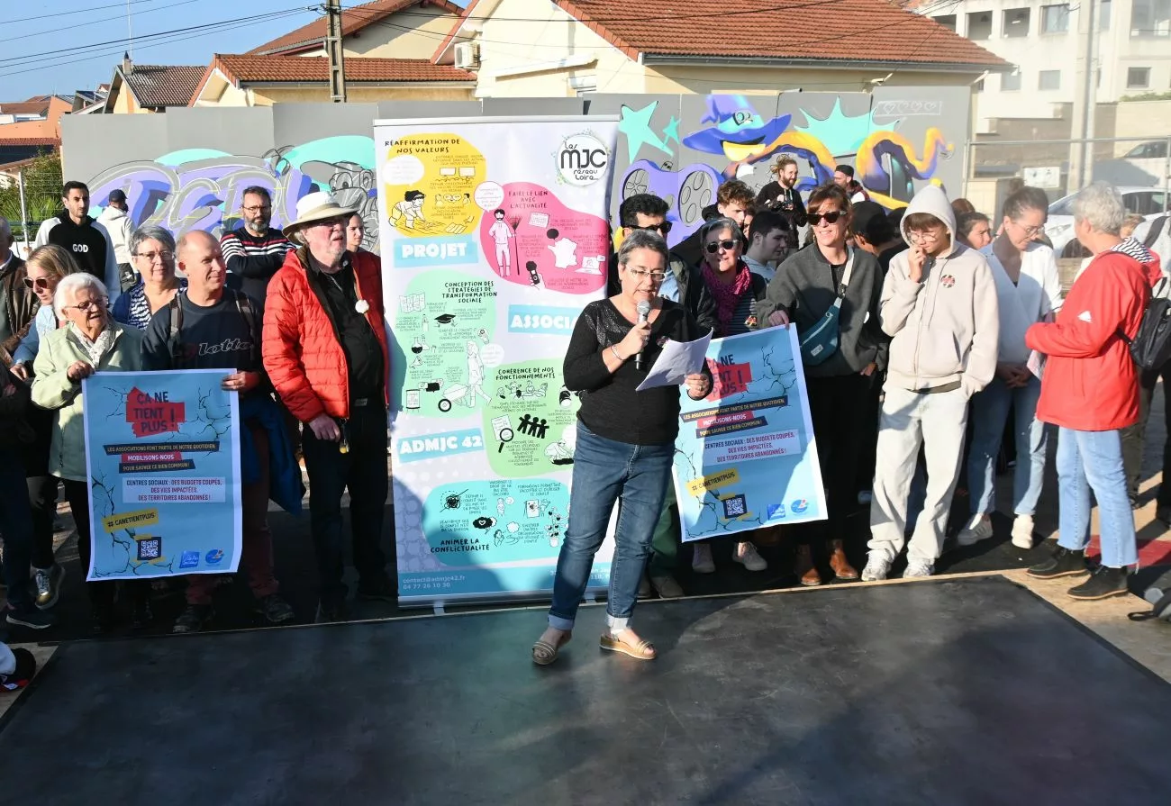 Le festival Grabuge fait vibrer Chazelles-sur-Lyon et porte la voix des associations 2 Une mobilisation nationale au cœur du festival - © Quentin Merle