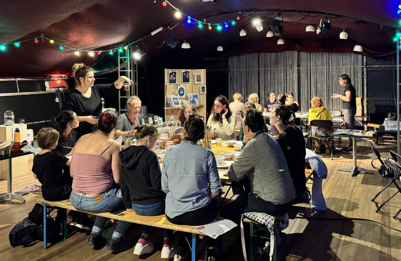 Sur l'Établi redonne vie aux savoir-faire du territoire 1 Des ateliers participatifs - © Mathilde Cau