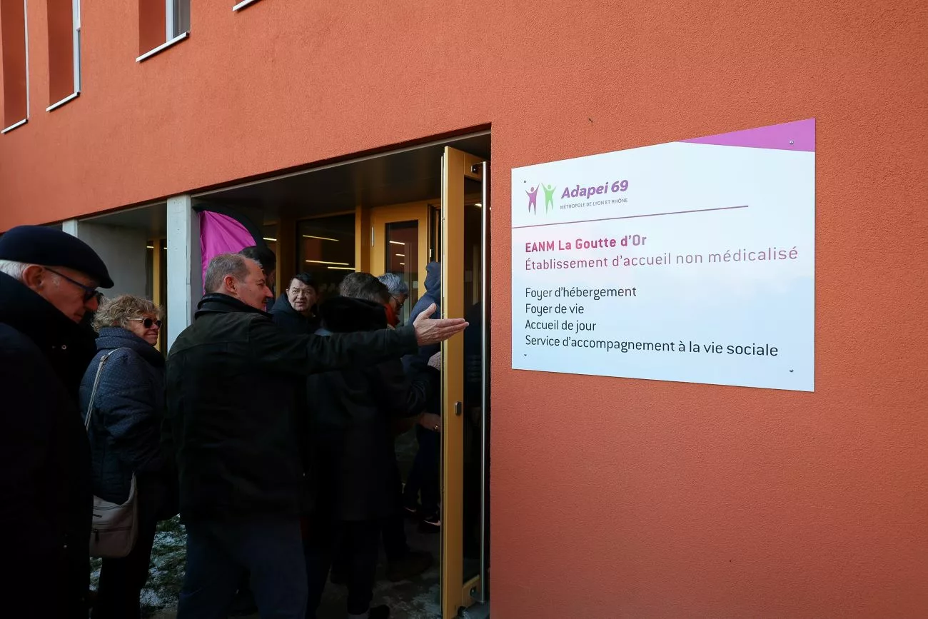 L'Adapei 69 inaugure La Goutte d'Or, un nouveau lieu de vie pour adultes en situation de handicap à Saint-Laurent-de-Chamousset 2 Un établissement pensé pour l'inclusion - © CD69 Julien Bourreau