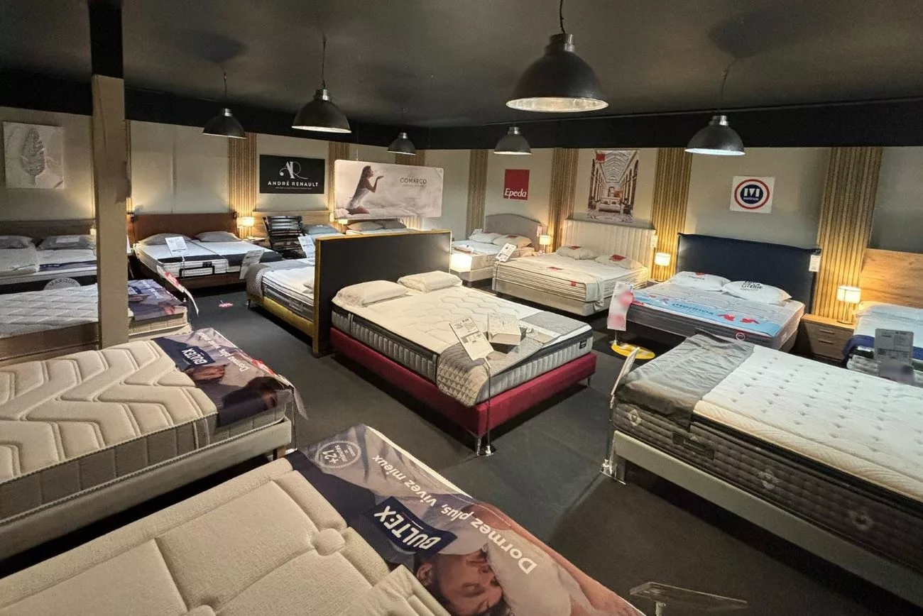 Un grand choix de literie chez Meubles Tissot