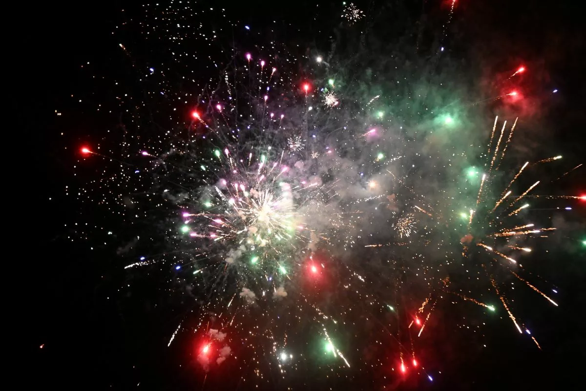 L'Agri Light Tour s'est terminé avec un feu d'artifice - © Quentin Merle