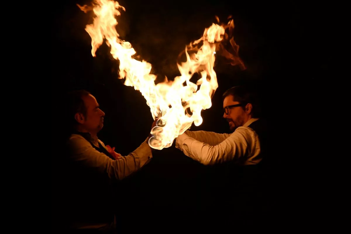 La compagnie Cessez l’Feu a offert un spectacle impressionnant - © Quentin Merle