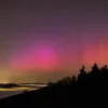 Les aurores boréales illuminent à nouveau le ciel des Monts du Lyonnais