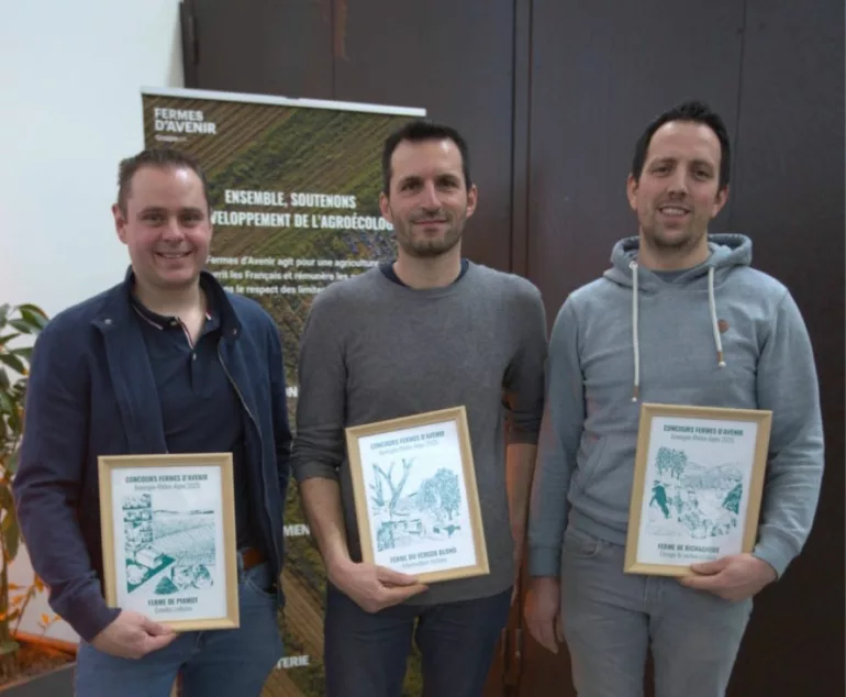 La ferme de Richagneux à Sainte-Catherine triomphe au concours régional Fermes d’Avenir 2025