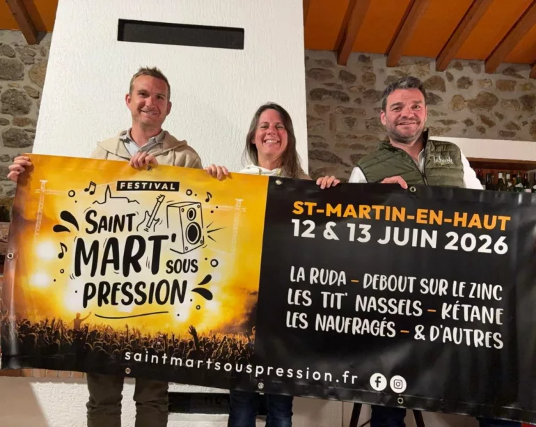 Le premier festival Saint Mart’ sous pression s'installe à Saint-Martin en haut les 12 et 13 juin