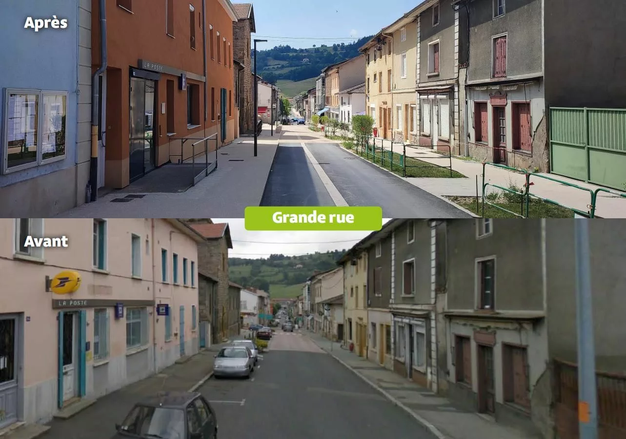 Grande Rue à Sainte-Foy-l'Argentière - © CCMDL