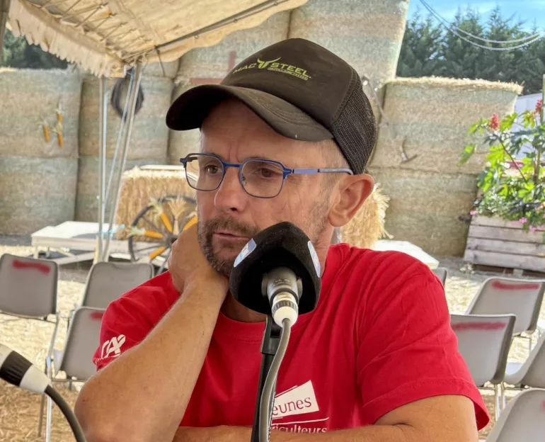 Pascal Gouttenoire détaille l'alliance entre les agriculteurs et les pompiers du Rhône
