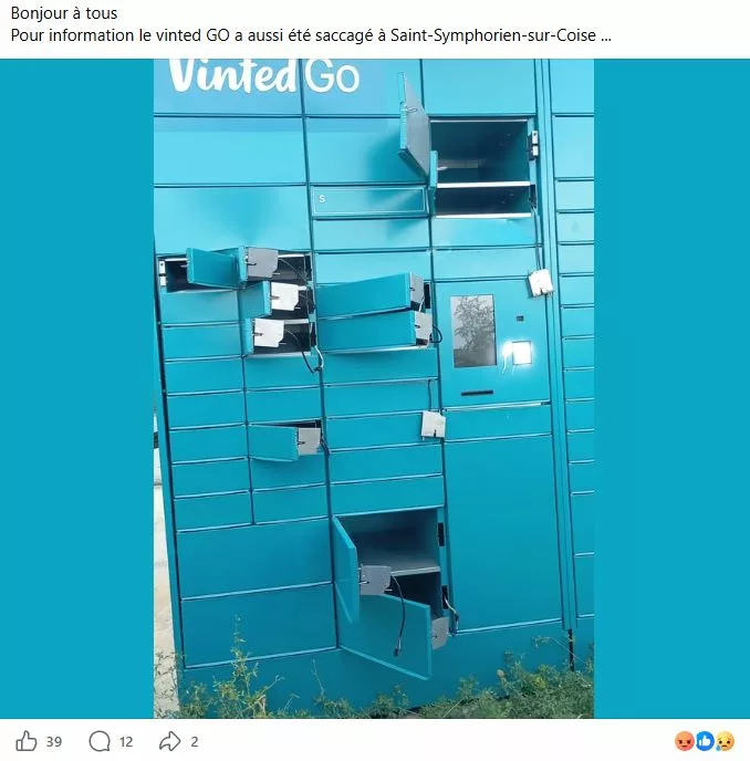 locker vinted og saccagé saint symphorien sur coise